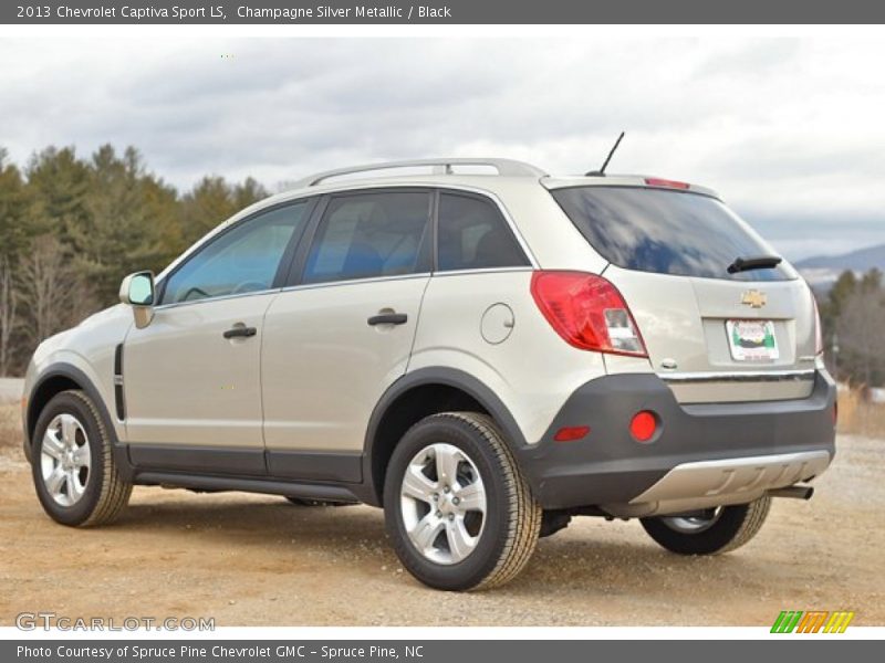 Champagne Silver Metallic / Black 2013 Chevrolet Captiva Sport LS