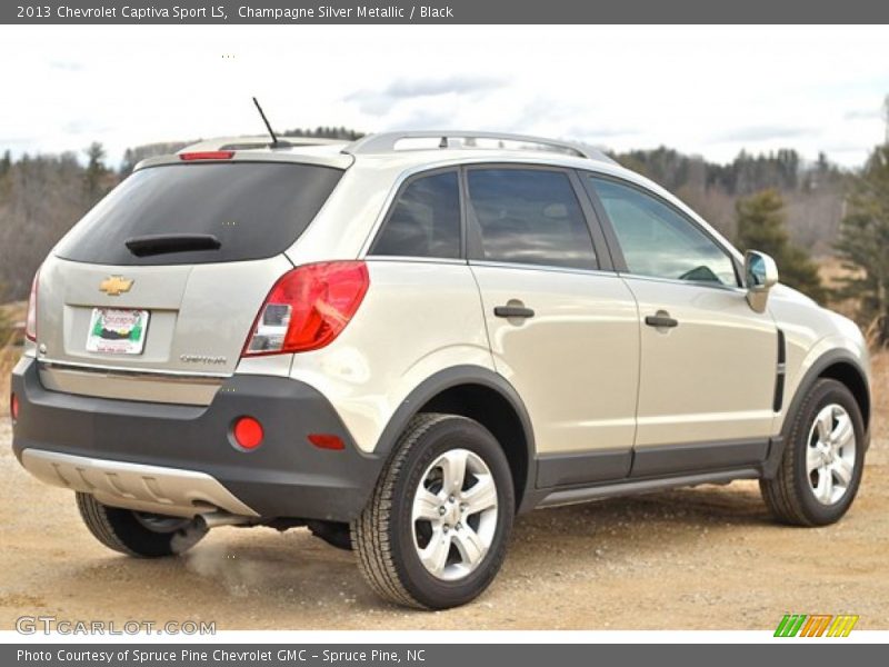 Champagne Silver Metallic / Black 2013 Chevrolet Captiva Sport LS