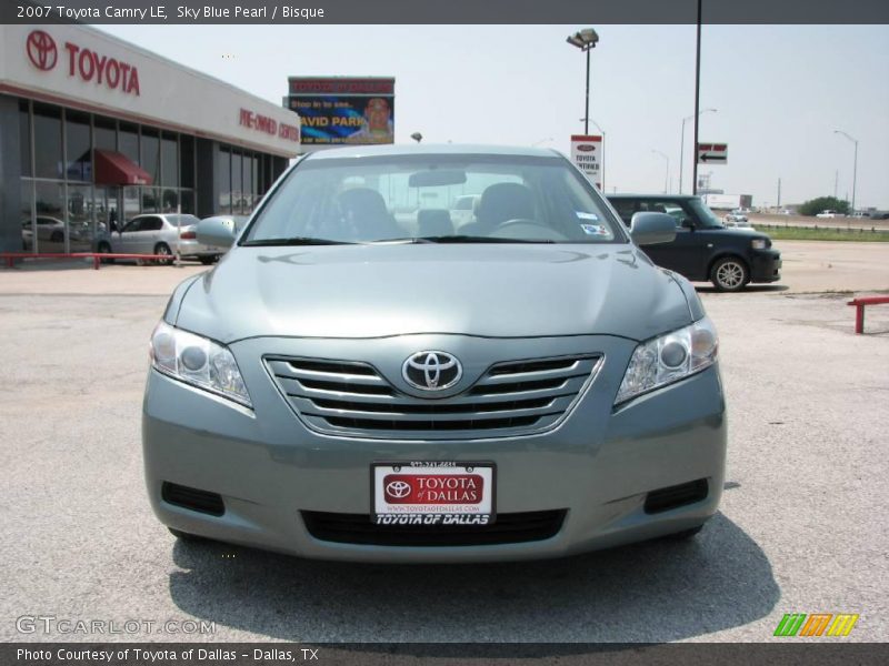 Sky Blue Pearl / Bisque 2007 Toyota Camry LE