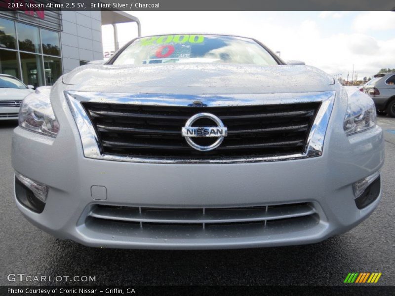 Brilliant Silver / Charcoal 2014 Nissan Altima 2.5 SV