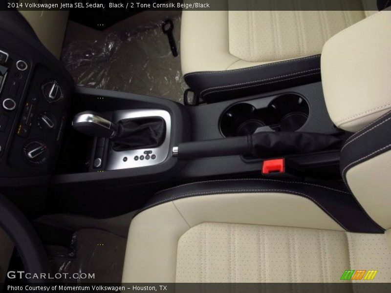 Black / 2 Tone Cornsilk Beige/Black 2014 Volkswagen Jetta SEL Sedan