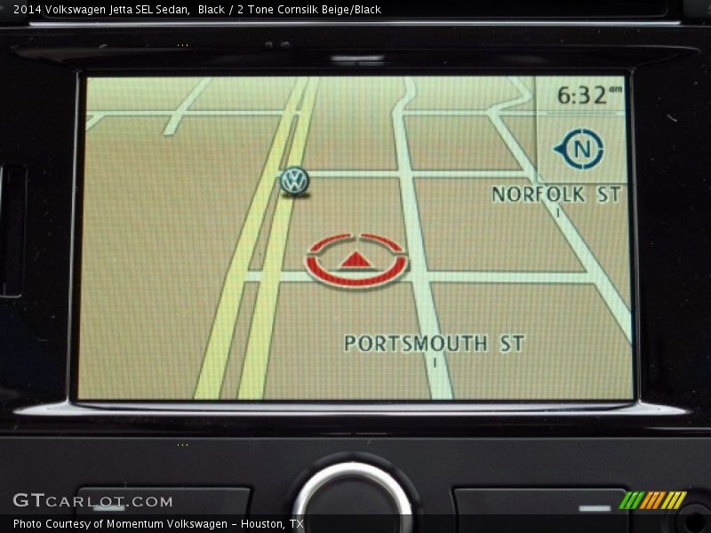 Black / 2 Tone Cornsilk Beige/Black 2014 Volkswagen Jetta SEL Sedan