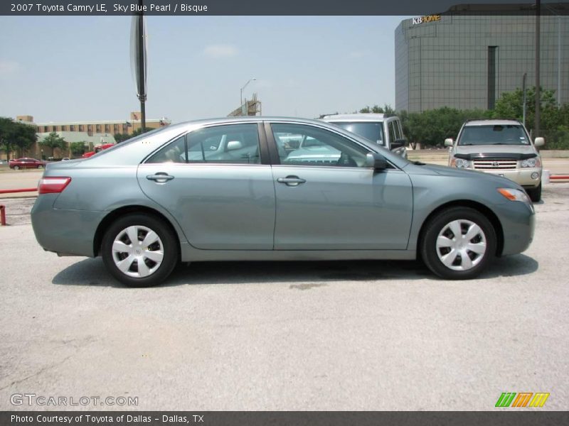 Sky Blue Pearl / Bisque 2007 Toyota Camry LE
