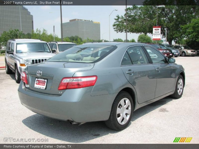Sky Blue Pearl / Bisque 2007 Toyota Camry LE