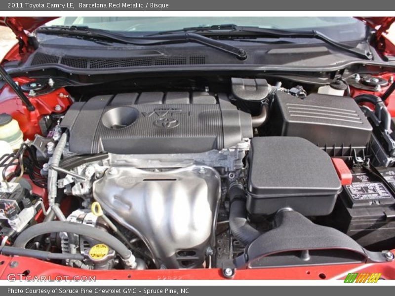 Barcelona Red Metallic / Bisque 2011 Toyota Camry LE