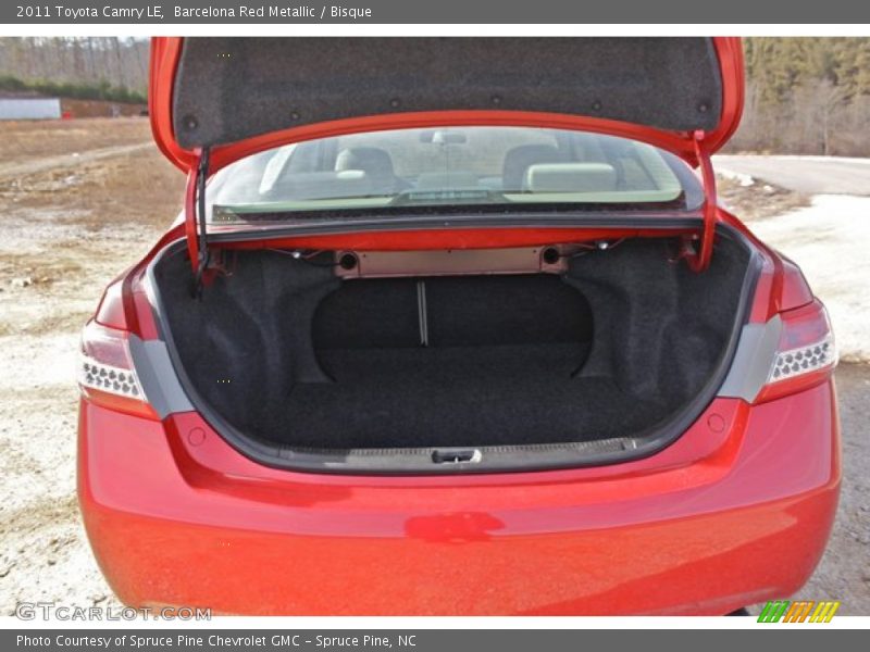 Barcelona Red Metallic / Bisque 2011 Toyota Camry LE