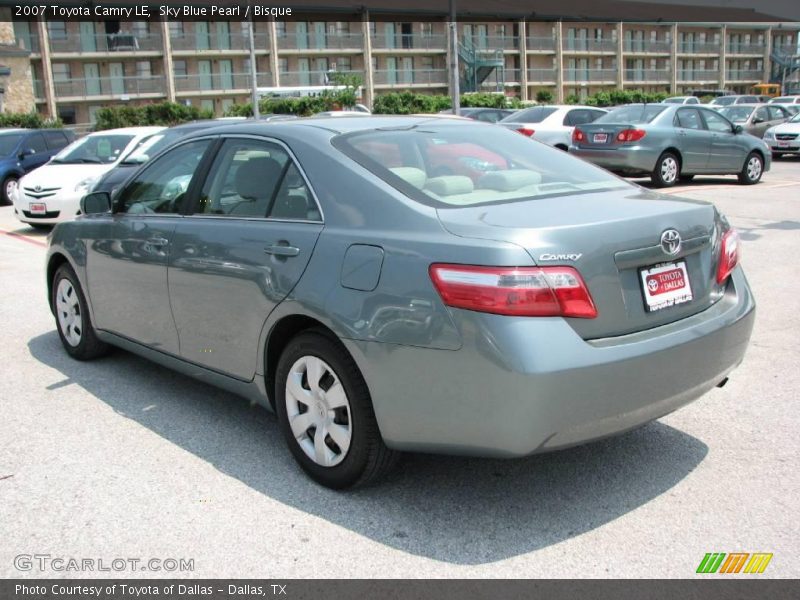 Sky Blue Pearl / Bisque 2007 Toyota Camry LE