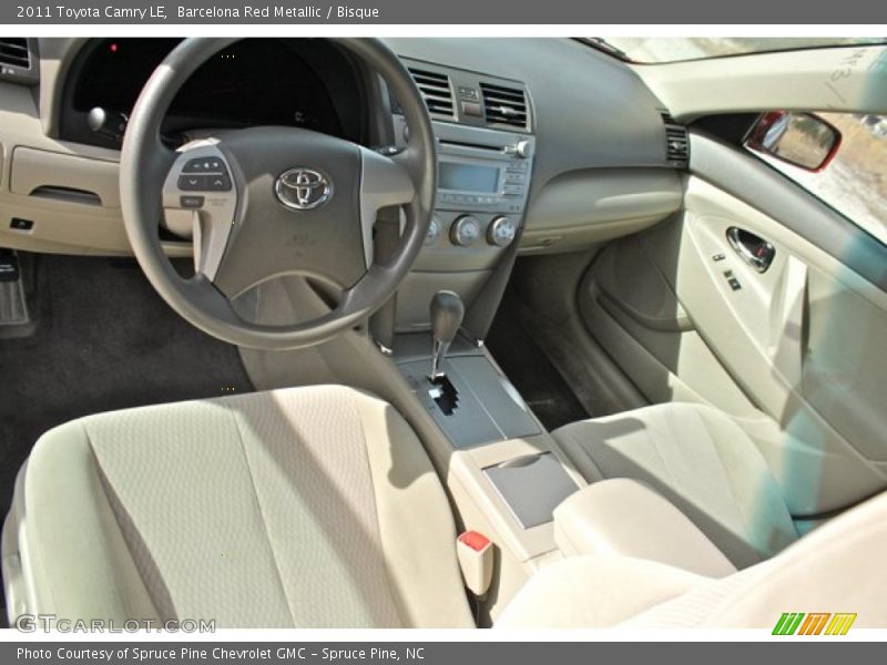 Barcelona Red Metallic / Bisque 2011 Toyota Camry LE