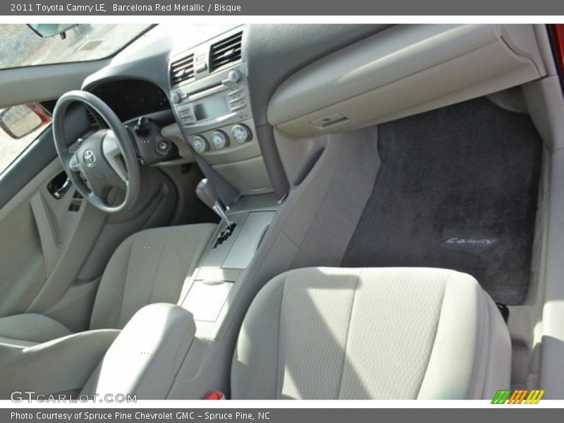 Barcelona Red Metallic / Bisque 2011 Toyota Camry LE