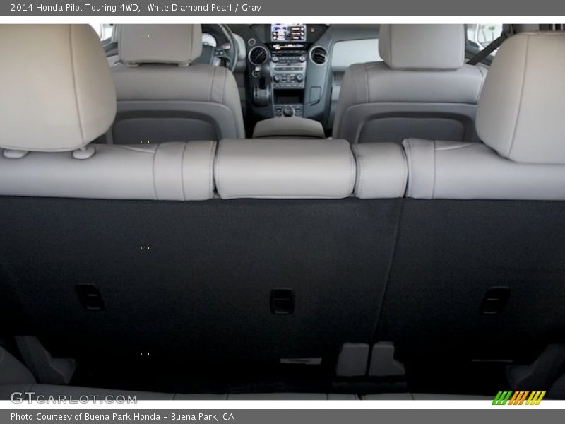 White Diamond Pearl / Gray 2014 Honda Pilot Touring 4WD