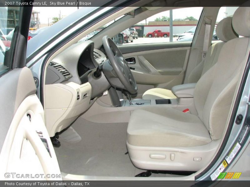 Sky Blue Pearl / Bisque 2007 Toyota Camry LE