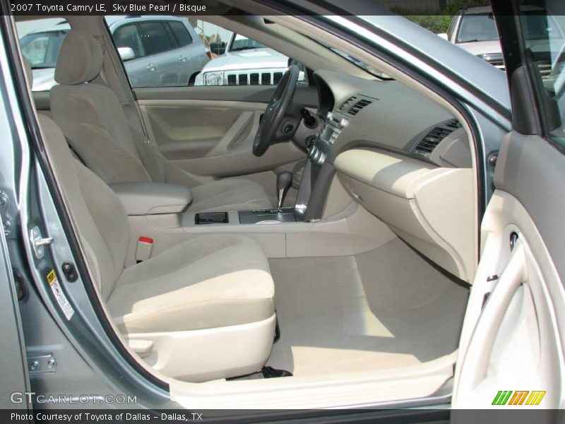 Sky Blue Pearl / Bisque 2007 Toyota Camry LE