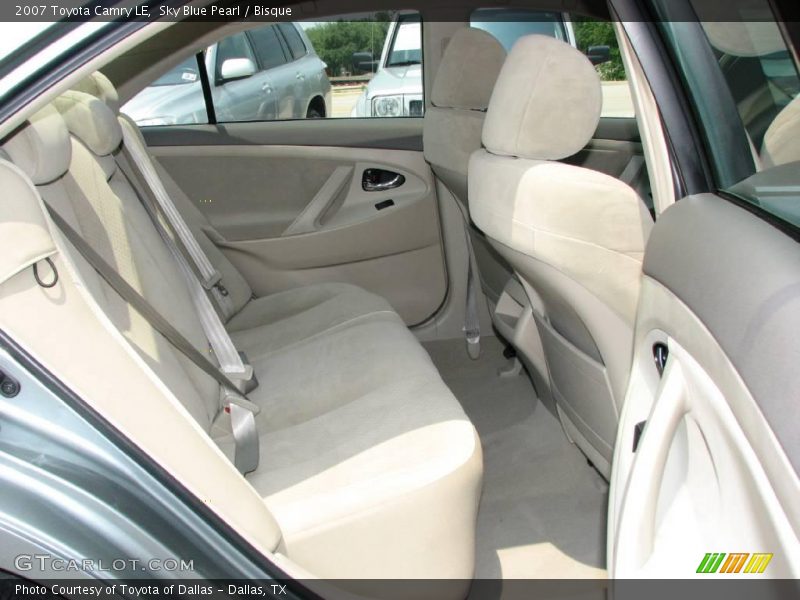 Sky Blue Pearl / Bisque 2007 Toyota Camry LE