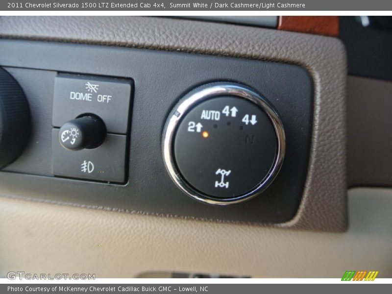 Summit White / Dark Cashmere/Light Cashmere 2011 Chevrolet Silverado 1500 LTZ Extended Cab 4x4