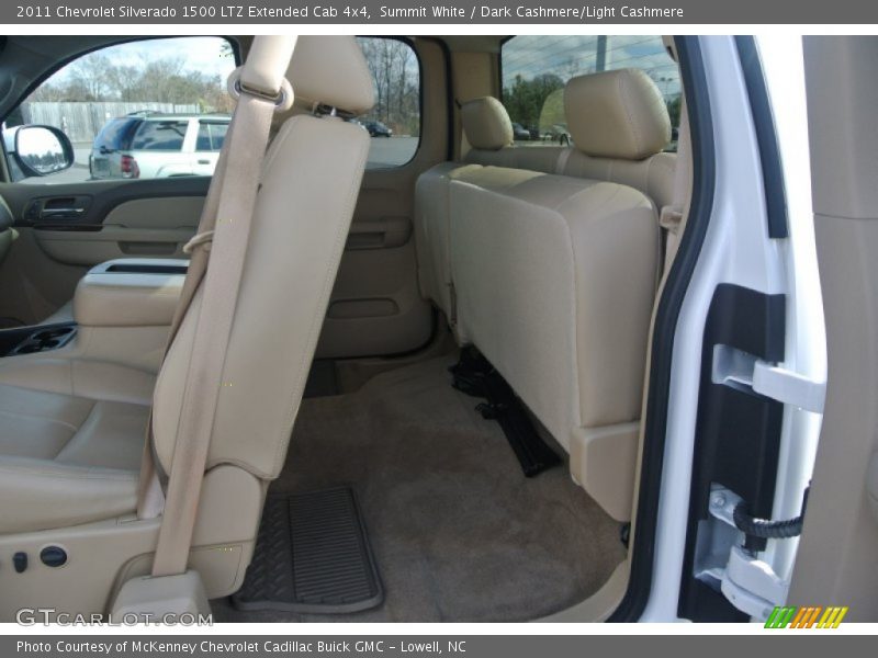Summit White / Dark Cashmere/Light Cashmere 2011 Chevrolet Silverado 1500 LTZ Extended Cab 4x4