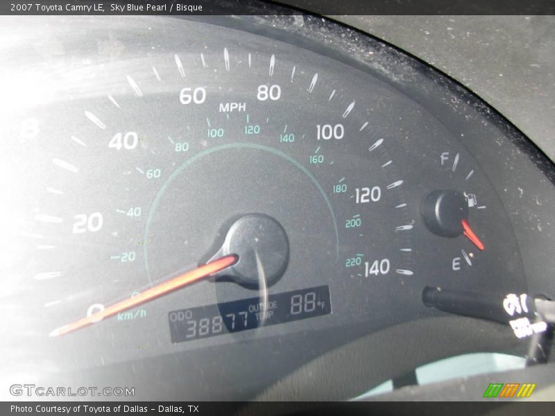 Sky Blue Pearl / Bisque 2007 Toyota Camry LE