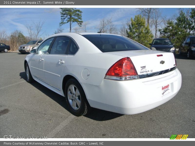 Summit White / Ebony 2011 Chevrolet Impala LT