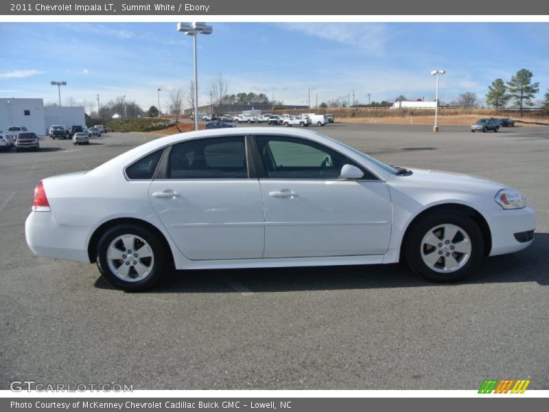 Summit White / Ebony 2011 Chevrolet Impala LT
