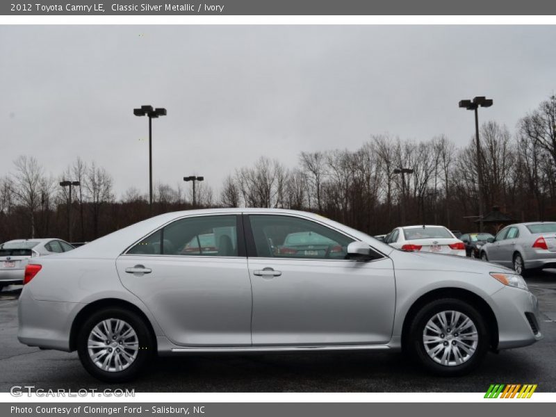 Classic Silver Metallic / Ivory 2012 Toyota Camry LE