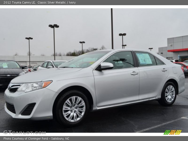 Classic Silver Metallic / Ivory 2012 Toyota Camry LE