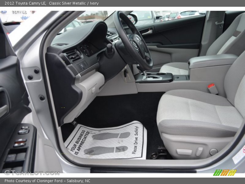 Classic Silver Metallic / Ivory 2012 Toyota Camry LE
