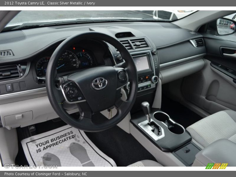 Classic Silver Metallic / Ivory 2012 Toyota Camry LE