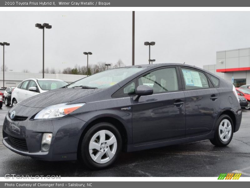 Winter Gray Metallic / Bisque 2010 Toyota Prius Hybrid II