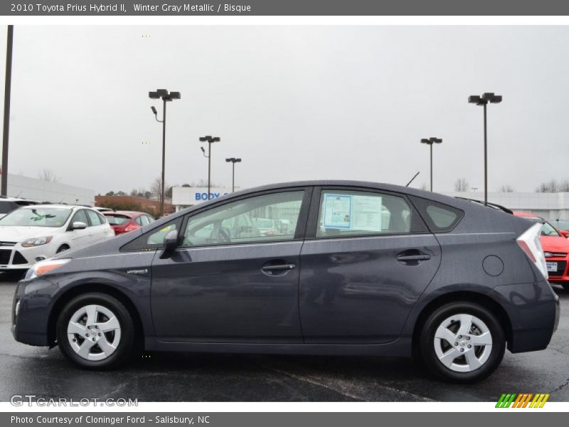 Winter Gray Metallic / Bisque 2010 Toyota Prius Hybrid II