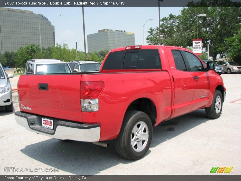 Radiant Red / Graphite Gray 2007 Toyota Tundra SR5 Double Cab