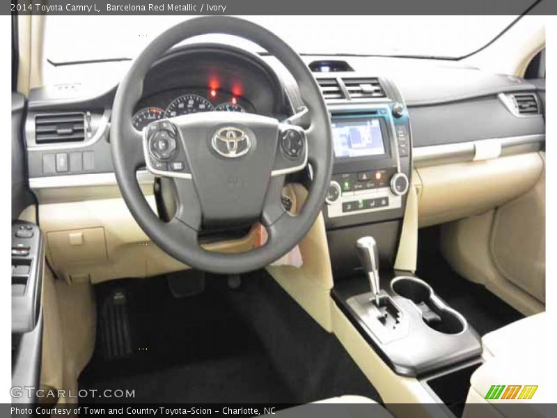 Barcelona Red Metallic / Ivory 2014 Toyota Camry L