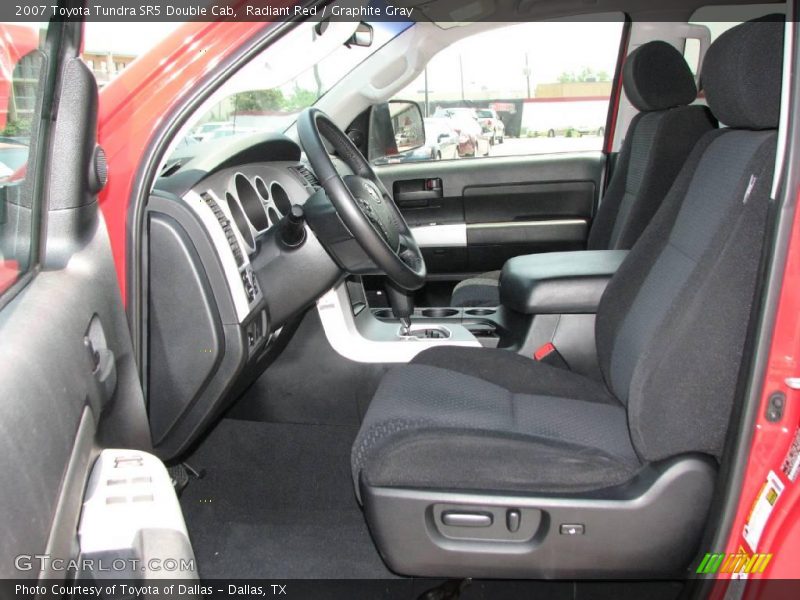 Radiant Red / Graphite Gray 2007 Toyota Tundra SR5 Double Cab