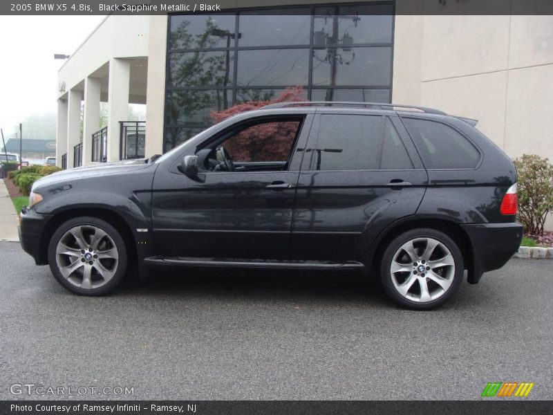 Black Sapphire Metallic / Black 2005 BMW X5 4.8is