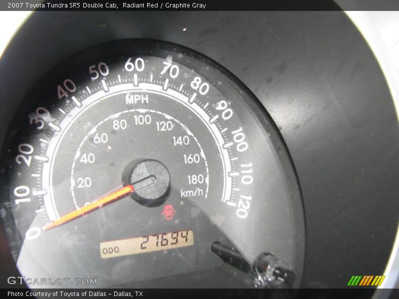 Radiant Red / Graphite Gray 2007 Toyota Tundra SR5 Double Cab