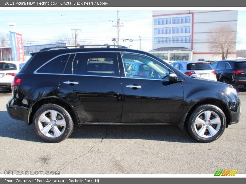 Crystal Black Pearl / Ebony 2011 Acura MDX Technology
