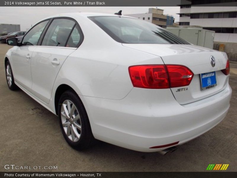 Pure White / Titan Black 2014 Volkswagen Jetta SE Sedan