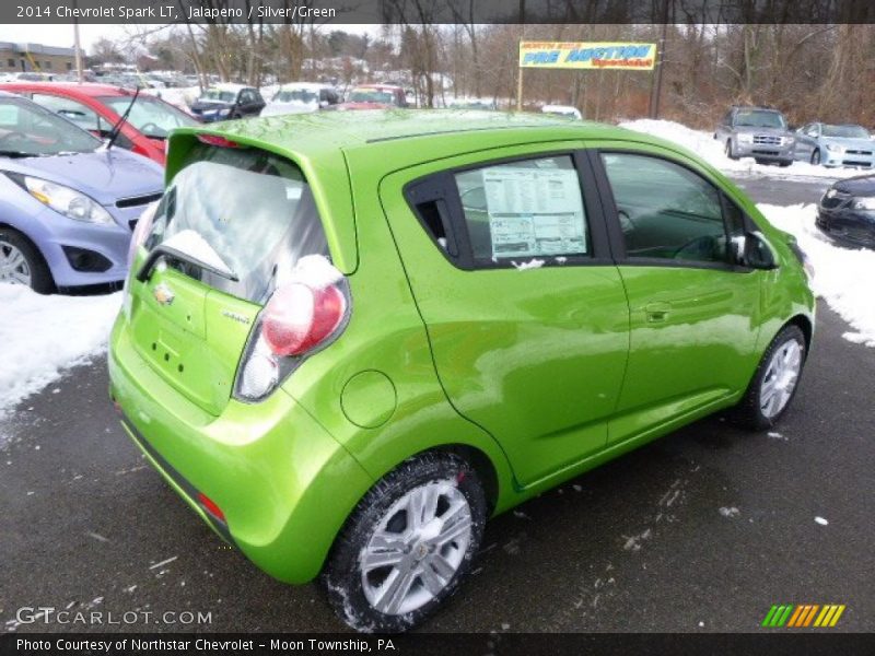 Jalapeno / Silver/Green 2014 Chevrolet Spark LT