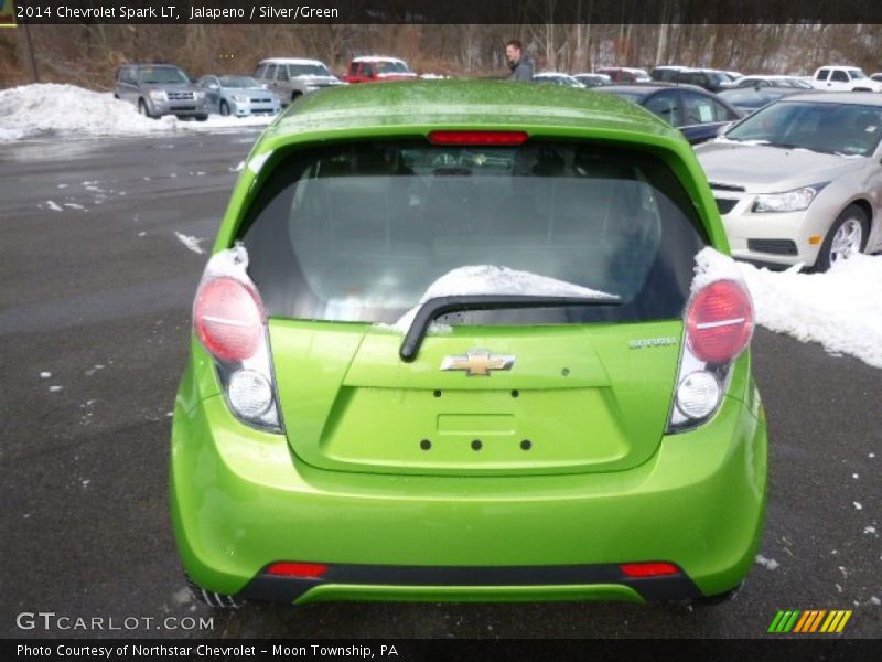 Jalapeno / Silver/Green 2014 Chevrolet Spark LT