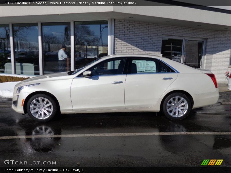 2014 CTS Sedan White Diamond Tricoat