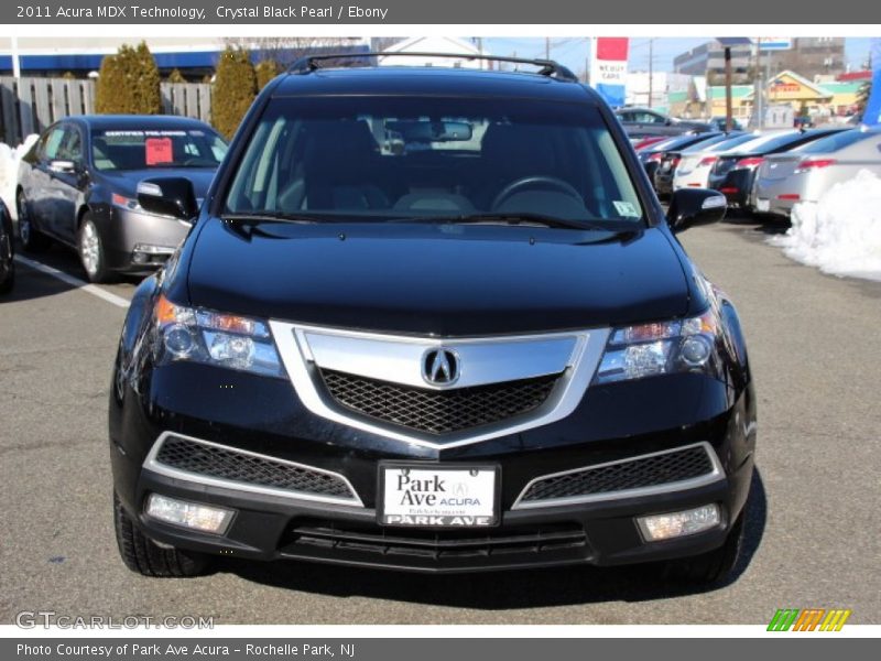 Crystal Black Pearl / Ebony 2011 Acura MDX Technology