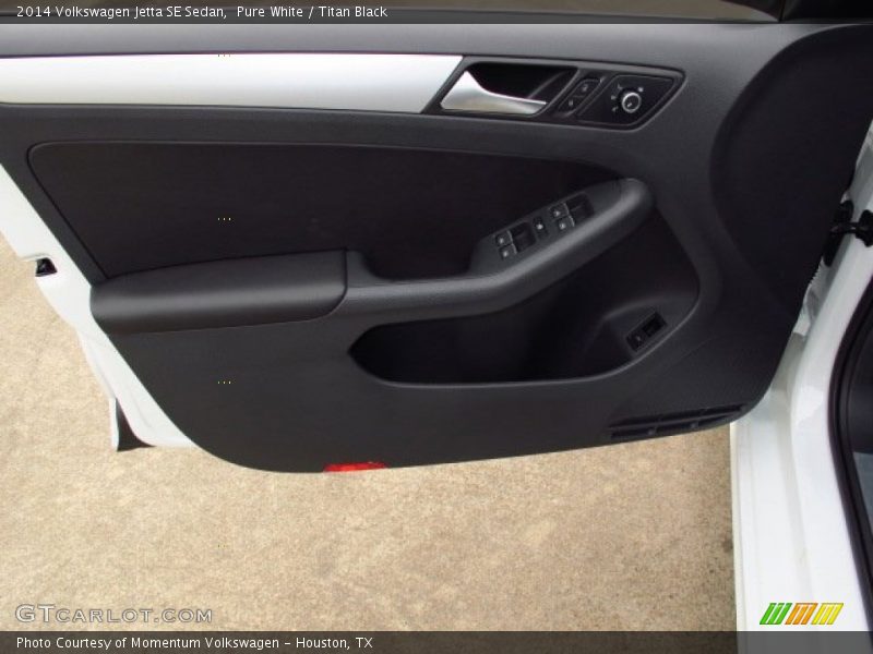 Pure White / Titan Black 2014 Volkswagen Jetta SE Sedan
