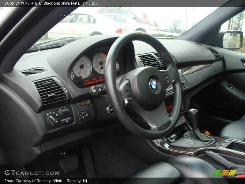 Black Sapphire Metallic / Black 2005 BMW X5 4.8is
