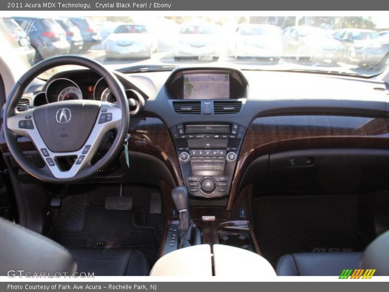 Crystal Black Pearl / Ebony 2011 Acura MDX Technology