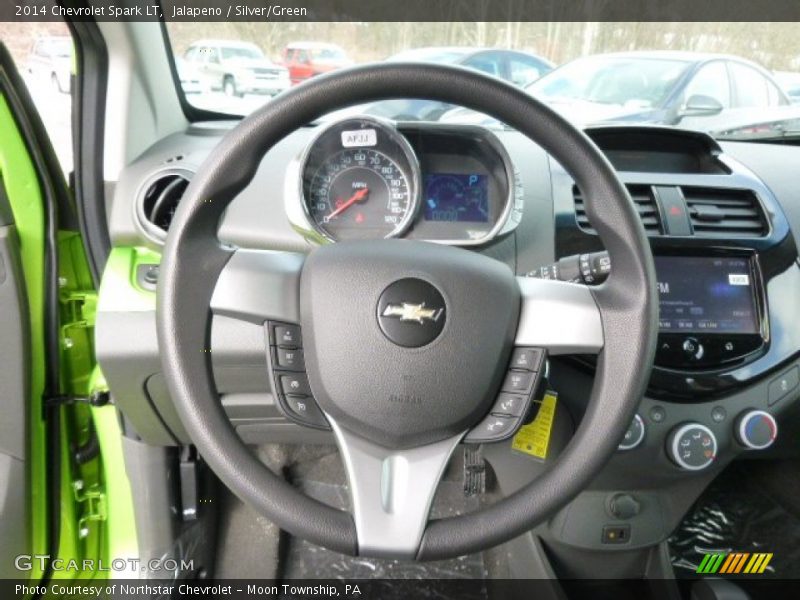 Jalapeno / Silver/Green 2014 Chevrolet Spark LT