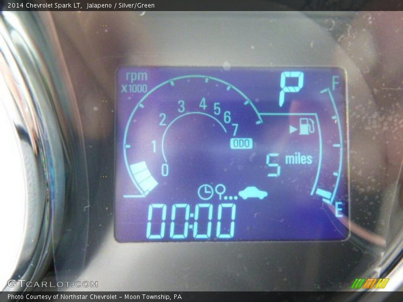 Jalapeno / Silver/Green 2014 Chevrolet Spark LT