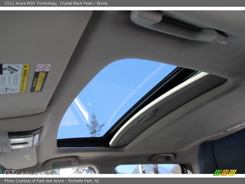 Crystal Black Pearl / Ebony 2011 Acura MDX Technology