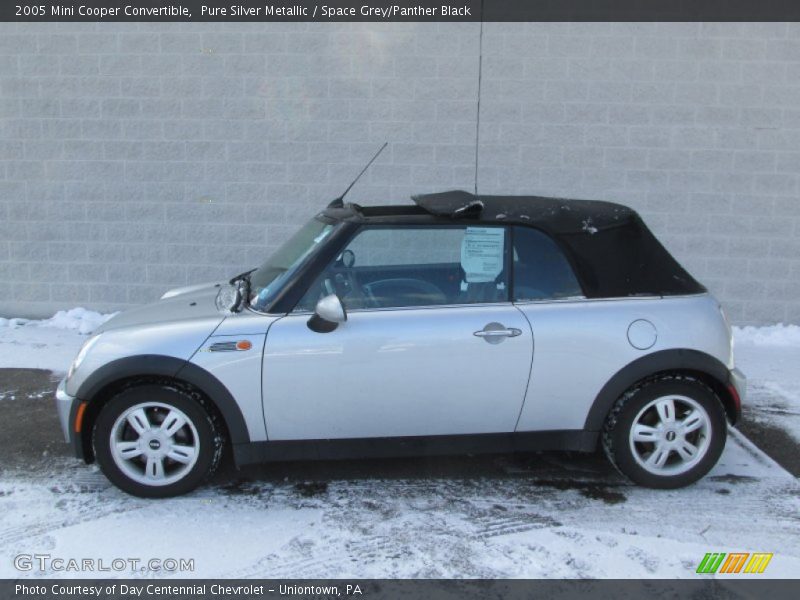 Pure Silver Metallic / Space Grey/Panther Black 2005 Mini Cooper Convertible