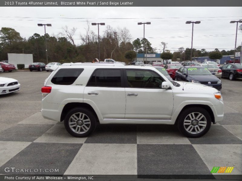 Blizzard White Pearl / Sand Beige Leather 2013 Toyota 4Runner Limited