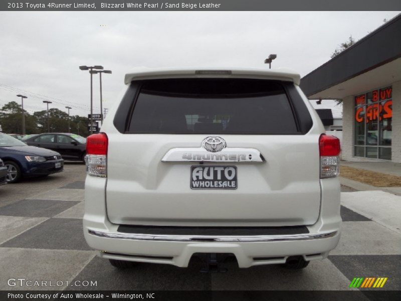 Blizzard White Pearl / Sand Beige Leather 2013 Toyota 4Runner Limited