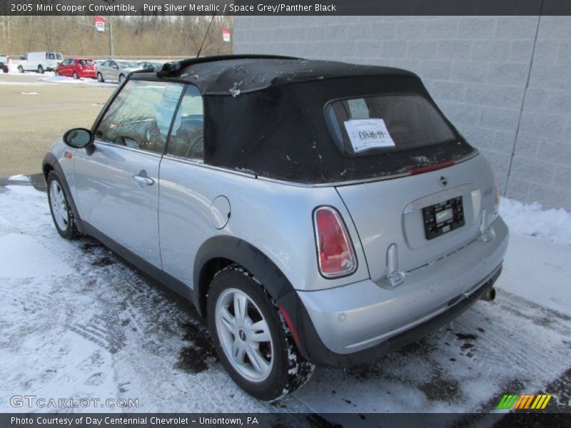 Pure Silver Metallic / Space Grey/Panther Black 2005 Mini Cooper Convertible