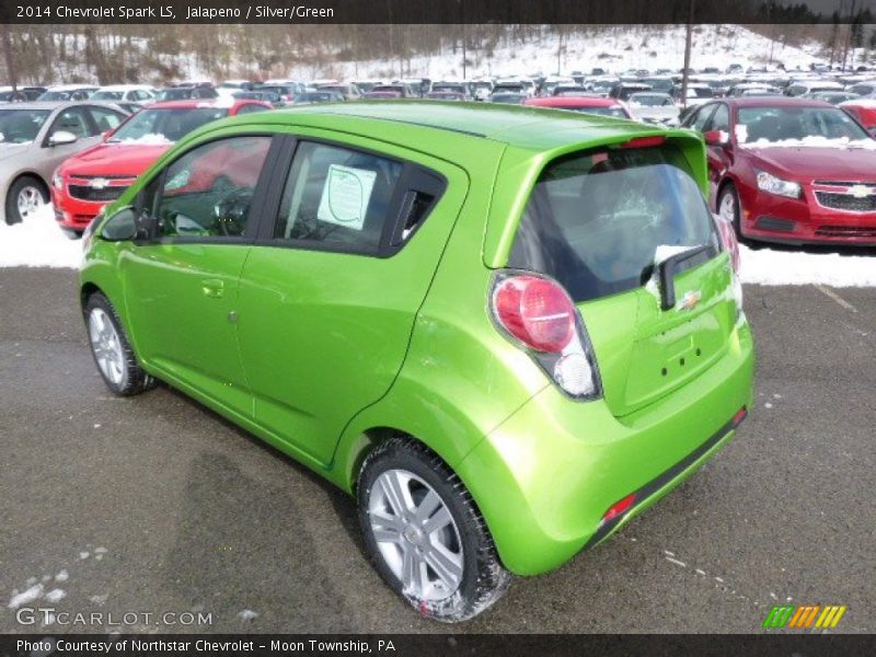 Jalapeno / Silver/Green 2014 Chevrolet Spark LS